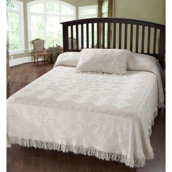Bates Martha Washington's Choice Bedspread Full Cotton - Picture 1 of 7